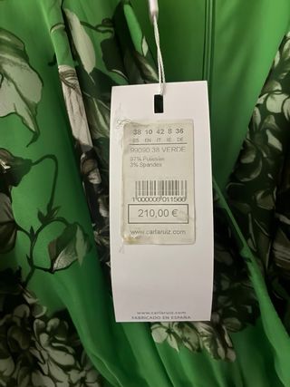 Vestido Gasa Carla Ruiz Sin Estrenar