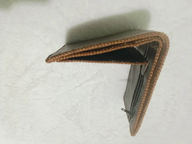 Cartera de hombre piel efecto cocodrilo