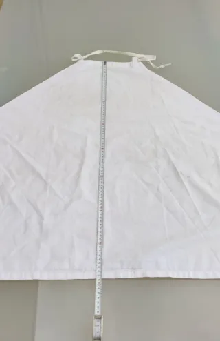 Bata y delantal trabajo T48 blanco