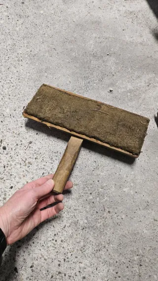 Cardatore manuale lana antico (coppia)