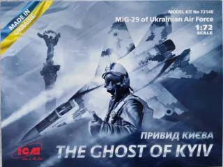 Maqueta MiG-29 The Ghost of Kyiv ICM #72140