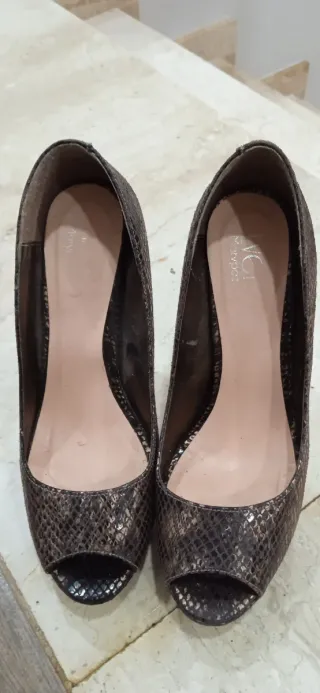 Scarpe col tacco Peep Toe