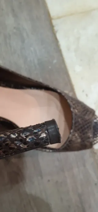 Scarpe col tacco Peep Toe