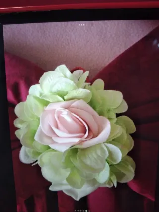 15 fiocchetti di velluto bordeaux