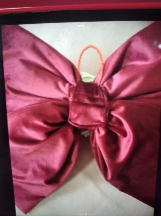 15 fiocchetti di velluto bordeaux