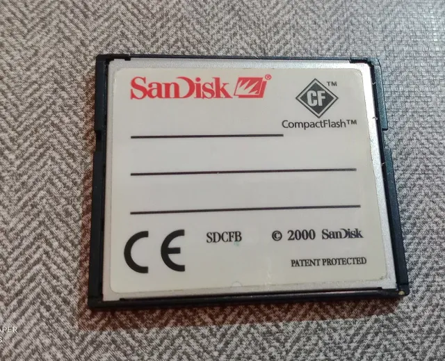 Carta CompactFlash SanDisk 256 MB