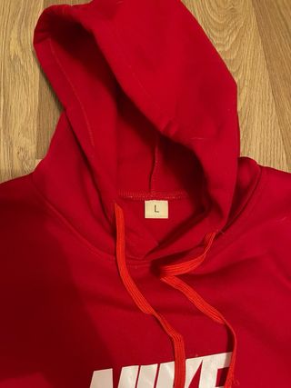 Sudadera Nike Roja Talla L y Nueva