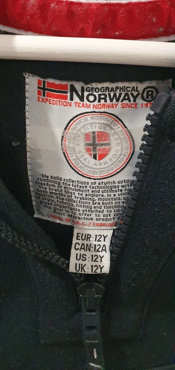 Sudadera Geographical Norway niño T12