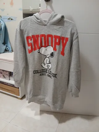 Vestido Sudadera Snoopy Zara Talla 13-14