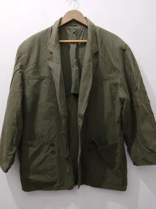 Giacca uomo stile velluto verde oliva