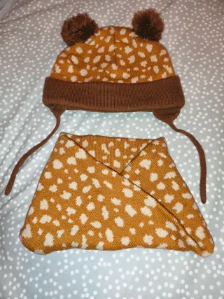 Gorro y cuello Zara bebé
