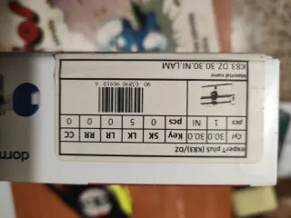 Cerradura TESA K100 Bombín y 4 llaves