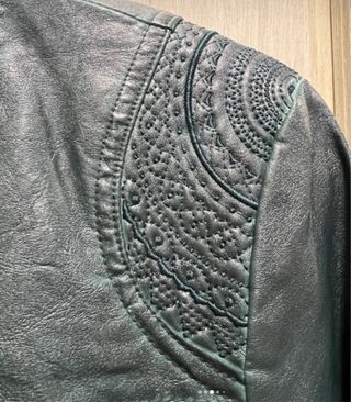 Cazadora polipiel KOROSHI verde