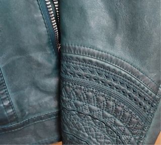 Cazadora polipiel KOROSHI verde