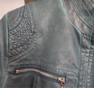 Cazadora polipiel KOROSHI verde