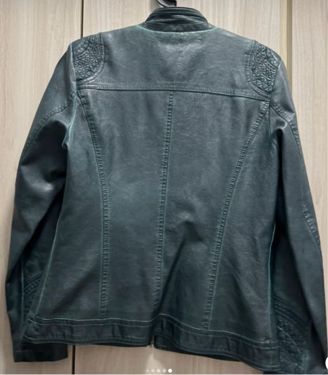 Cazadora polipiel KOROSHI verde