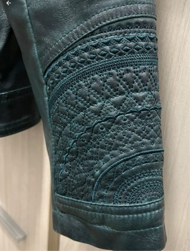 Cazadora polipiel KOROSHI verde