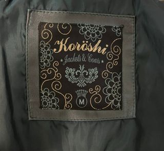 Cazadora polipiel KOROSHI verde