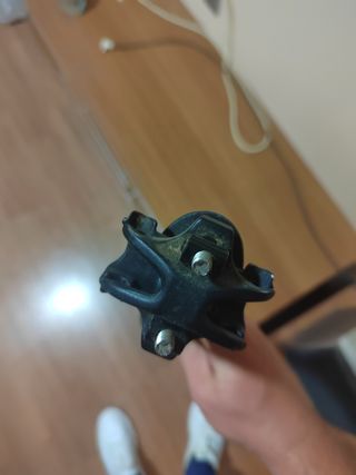 Tija sillín bicicleta negra