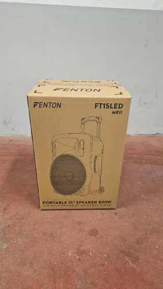 Altavoz Fenton FT15LED MK2 Portátil 800W