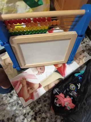 Ábaco de madera para niños