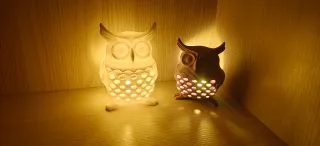 Lampade gufo decorazione natalizia Christmas gift