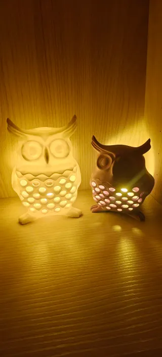 Lampade gufo decorazione natalizia Christmas gift