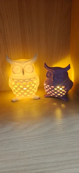 Lampade gufo decorazione natalizia Christmas gift