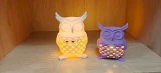 Lampade gufo decorazione natalizia Christmas gift