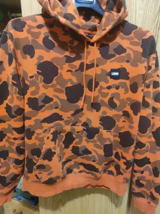 Felpa LCKR Mimetica Arancione Taglia M