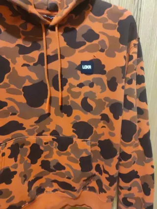 Felpa LCKR Mimetica Arancione Taglia M