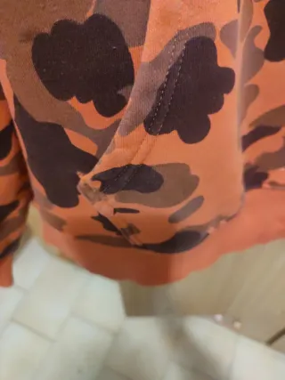 Felpa LCKR Mimetica Arancione Taglia M