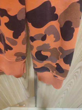 Felpa LCKR Mimetica Arancione Taglia M