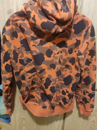 Felpa LCKR Mimetica Arancione Taglia M