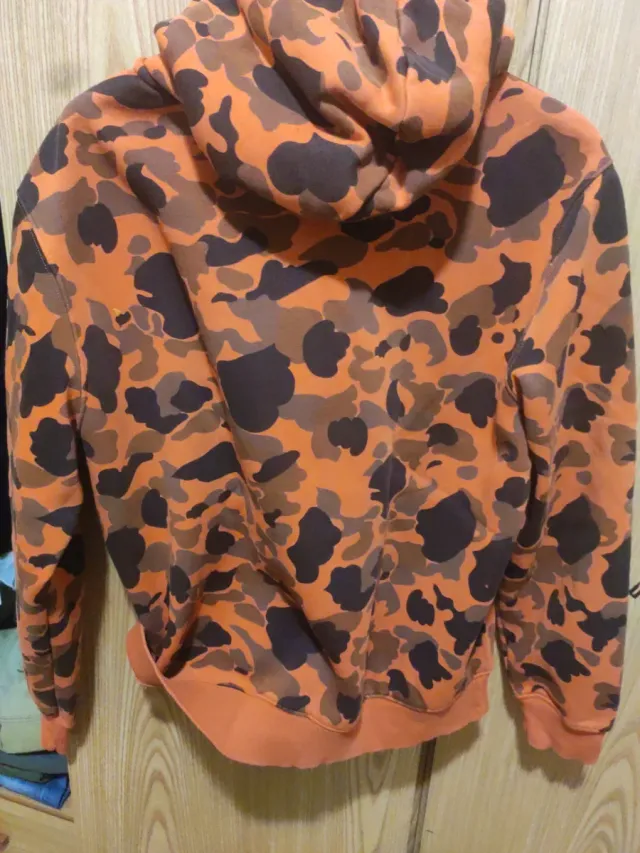 Felpa LCKR Mimetica Arancione Taglia M