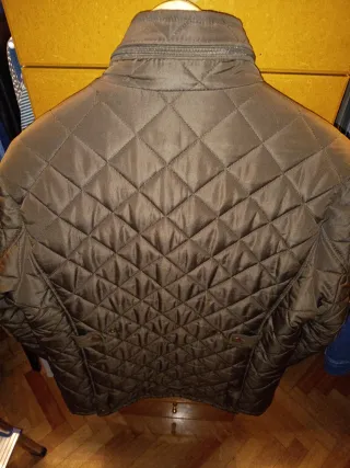 Cazadora guateada Lacoste marrón