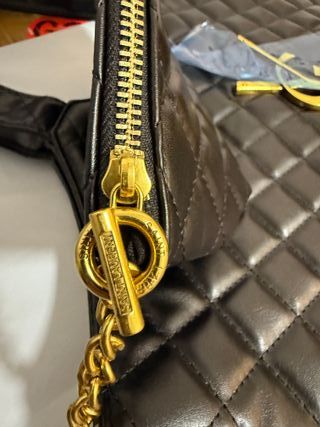 Bolso Saint Laurent Negro y Dorado