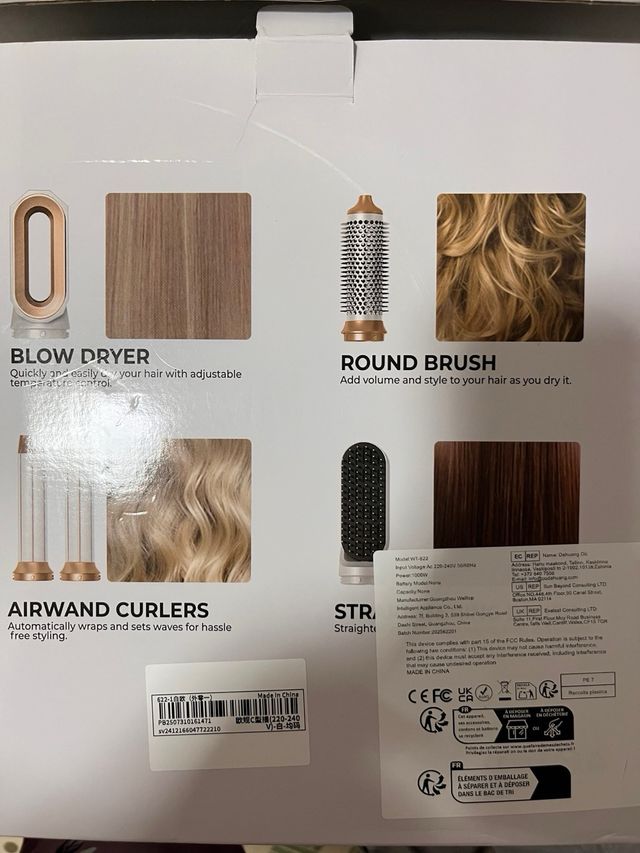 Peine secador moldeador 5 en 1