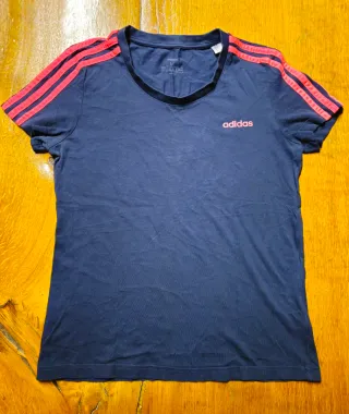T-shirt Adidas donna blu e rosse tg M (cod. B4)