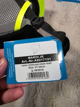 Casco Esquí Alpina Maroi JR Niño 51-54 cm