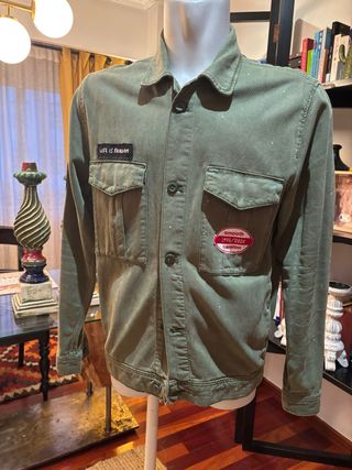 Sobrecamisa verde militar