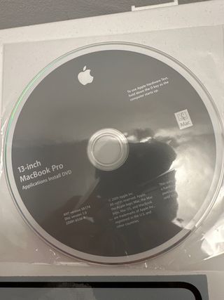 DVD Instalación MacBook Pro Mac OS X 10.6