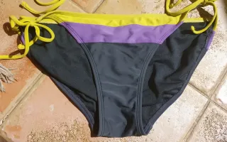 Bikini Adidas Deportivo Talla S Morado Gris
