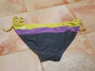 Bikini Adidas Deportivo Talla S Morado Gris