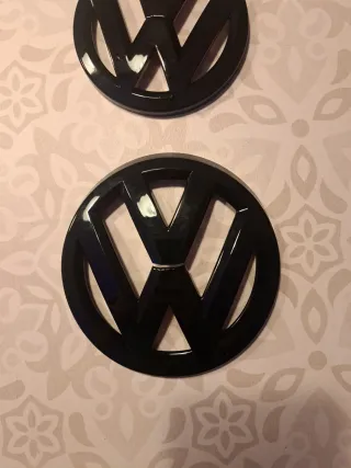 Insignias VW Passat B7 Negro Delantera Trasera