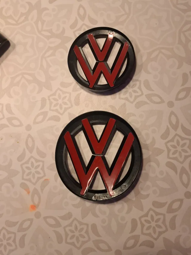 Insignias VW Passat B7 Negro Delantera Trasera