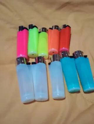 10 Mecheros nuevos colores surtidos