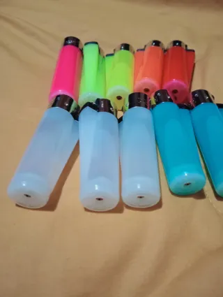 10 Mecheros nuevos colores surtidos