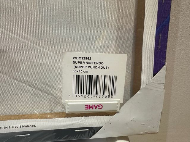 Tela decorativa Super Punch-Out!! SNES