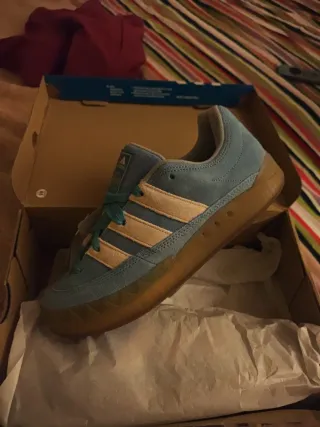 Zapatillas Adidas Hombre Azul Beige